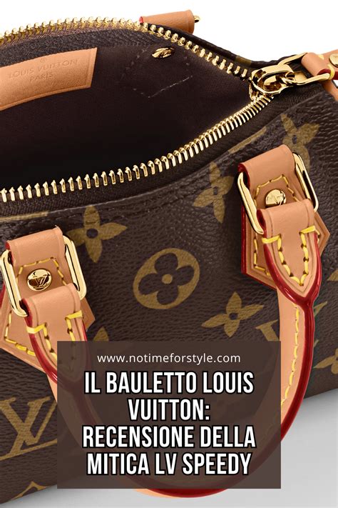 Il bauletto Louis Vuitton: recensione della mitica LV Speedy